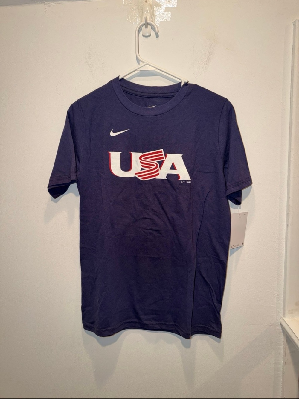 Aaron Judge USA World Baseball 2026 Youth Shirt. Youth Size Large (NWTS)